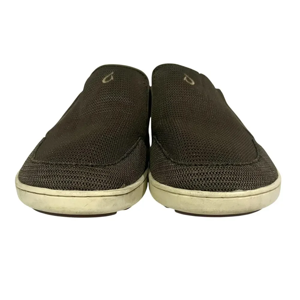Olukai Shoes Mens 8.5 Loafers Nohea Mesh Green Comfort Casual Shoes Slip On